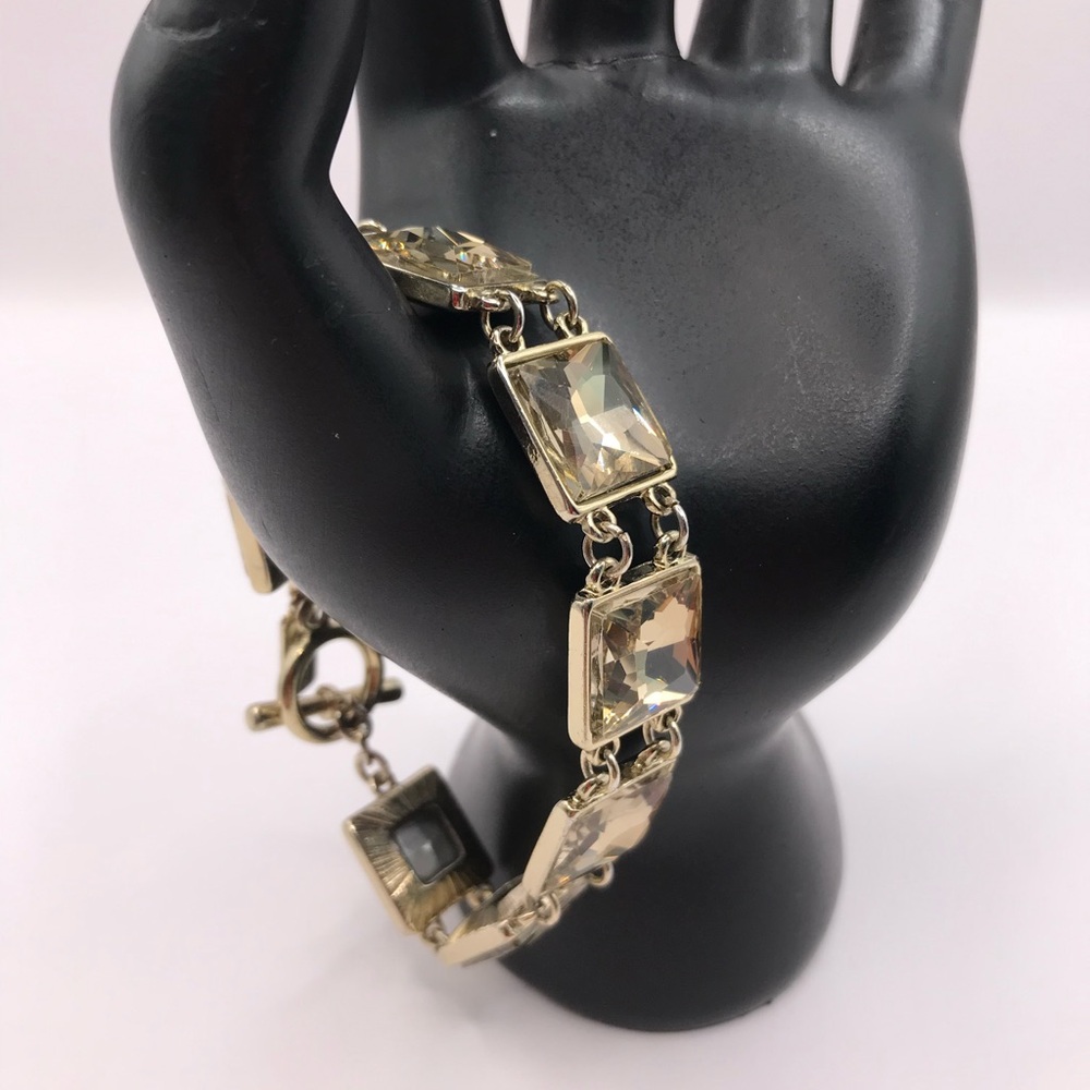 The Limited Gold-Tone & Faceted Crystal Bracelet - Picture 3 of 8